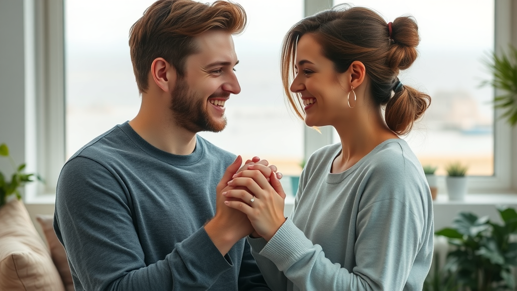 Supportive Brighton couple practicing listening, couples therapy for communication