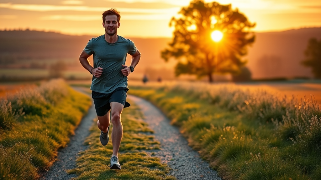 motivated person jogging addiction recovery sunrise holistic wellness strategies
