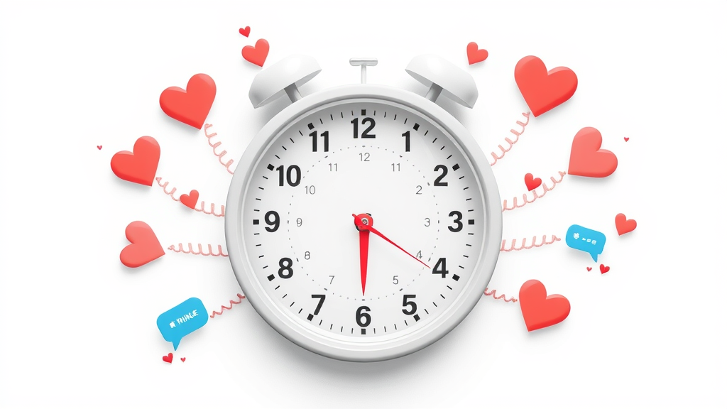 infographic showing the 777 rule for long distance relationships - calendar with 7-day highlights and chat icons